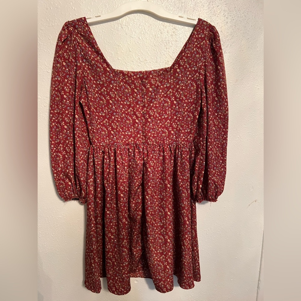 Chiffon smock dress